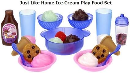 ice cream play food set