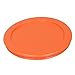 Pyrex 7200-PC 2-Cup Orange Round Plastic Food Storage Lid, Made in USA - 2 Pack