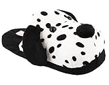 Whimiscal Ladies Animal Character Slip On Fuzzy Plush Slippers