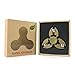Fidget Hand Play Spinner Toys, 2017 Brighting Chrome Steel Ball Counterweight 360 High Speed Decompression Focus Gifts for Children Adults Spin 3-5 Mins (Gold)