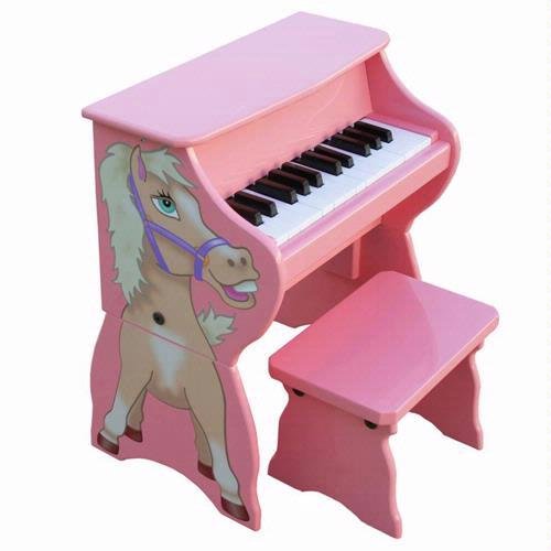 Schoenhut 9258H - 25 Key Horse Piano Pal (Pink)