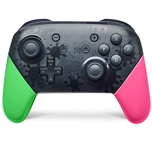 Switch pro Controller,Wireless Controller Compatible for Nintendo Switch Support Gyro Axis Dual Shock (Pink & Green)
