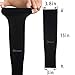DoSmart Black Silk UV-Protection Unisex Cooling Arm Sleeves For Outdoor Sports (Driving/Riding/Basketball/Hiking/Golf)(2 Pairs)