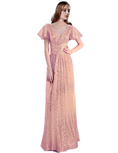 rose gold prom dresses 2018