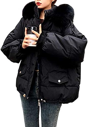 [ジョプリンアンドコー] 5カラー ゆったり ダウン ファー付き フード付き ショート丈 アウター 冬物 レディース