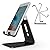 Adjustable Cell Phone Stand, OMOTON Desktop Cell Phone Stand Tablet Stand, Advanced 4mm Thickness Aluminum Stand Holder for Mobile Phone and Tablet (Up to 10.1 inch) ...