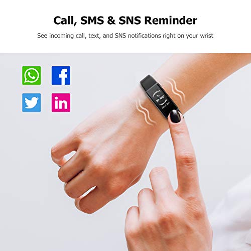 Letsfit Fitness Tracker, Activity Tracker Watch with HR Monitor, Step Counter, Pedometer Watch, Calorie Counter Smart Watch for Kids Women and Men - Thumbnail 5