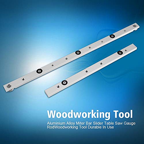 Dewin Miter Bar - Aluminium Alloy Miter Bar Slider, Table Saw Gauge Rod, Woodworking Tool, Durable in Use (Size : 300mm)