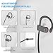 Bluetooth Earphones, IPX7 Waterproof Sport Wireless Headphones,HiFi Stereo in-Ear Headphones,Secure Fit for Running Jogging Hiking,Built-in Noise Cancelling Mic,Case (7-9Hrs)