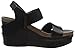 OTBT Women's Bushnell Wedge Sandal, Black, 8 M US