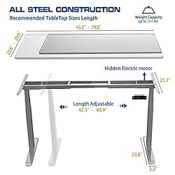 AIMEZO Dual Motor Electric Height Adjustable Desk