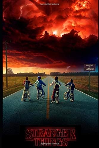 Stranger Things: Notebook 6x9 in., Journal For Teens, Perfect for school,  Diary Journal, Perfect Gift