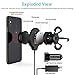Wireless Car Charger for PopSockets Grip, Fast Charging 7.5W Compatible with iPhone 11 Pro Max/11 Pro/11/Xs Max/XR/XS/X/8 Plus/8,10W for Galaxy S10/S9/S8,Note 10/9/8 (with Quick Charge Adapter)