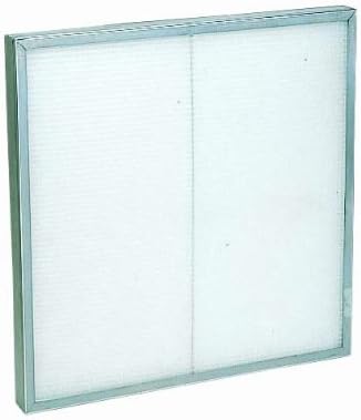 Filtration Group 12078 Electrostatic Metal Frame Air Filter, Polypropylene Media, White, 20" Height x 20" Width x 1" Depth (Case of 1)