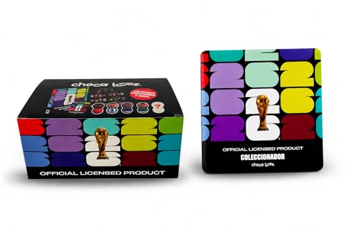Choca Locoz Caja con 20 Figuras + 1 Coleccionador, Sorpresa Mundial 2026 Producto Oficial, Figuras Coleccionables, Idea de Regalo para Fans y Coleccionistas