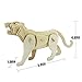 Bfun Tiger 3D Woodcraft Puzzle Kit Assemble Paint