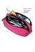 Big Capacity Pencil Case Pencil Bags with Zipper Durable Soft Fabric Pencil Pouch for Teen Girls Office Ladies Pink 60 Pens By Only Warm