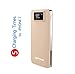 Uni-Yeap 11000mAh Battery Charger Power Bank with High Speed and Flashlight with LCD Screen Compatible for iPhone 11 Xs Xr X 8 7 6s 6 iPad Samsung Galaxy and All Smart Phone (Gold)
