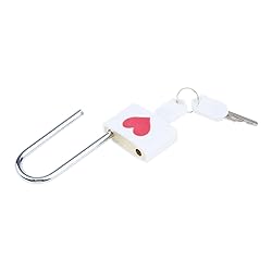 Dnyta 2 Pcs Padlock and Key Set, ABS Padlock Body