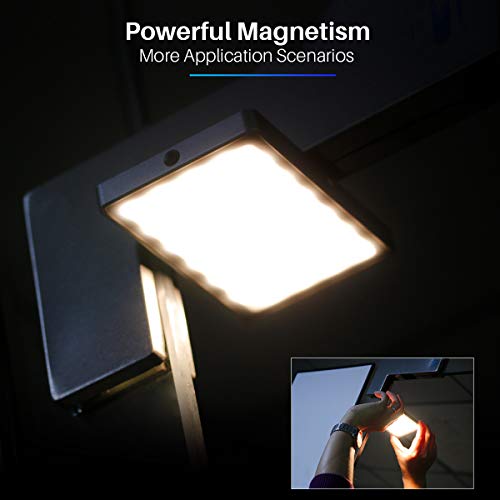 VIJIM DSLR LED Video Light on-Camera Dimmable Bi-Color 3200-5600K CRI 96+ Built-in 2800mAh Battery 96 Beads Magnetic Vlog Fill Lighting for Livestream YouTube - Thumbnail 5