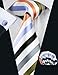 Barry.Wang Christmas Ties,Designer Handkerchief Cufflink Necktie Clip Set Gifts
