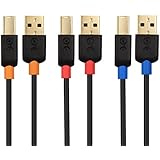 Cable Matters (3 Pack) Hi-Speed USB 2.0 Type A to B Printer Scanner Cable - 6 Feet