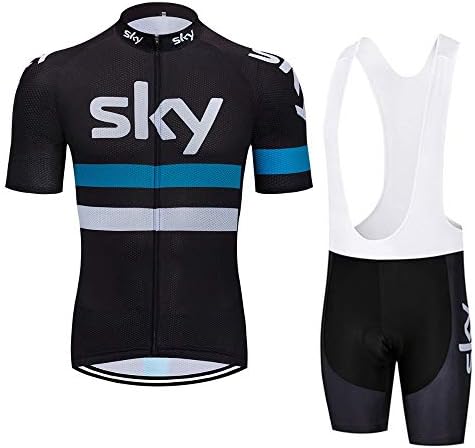 Wulibike Men's Cycling Jersey Set Short/Long Sleeve Jersey & Bib Shorts Pro Team Bicycle Clothing Kit