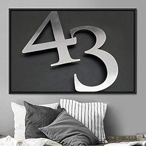 signwin Framed Canvas Wall Art Word Panels 3D...