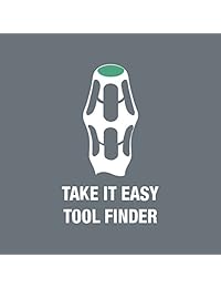 Juego de destornilladores y estante Wera Kraftform Plus 334, Lasertip, 6 unidades, 6