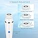 Facial Cleansing Brush - Etmury Waterproof Face Spin Brush Set, Electric Face Scrubber - 4 Brush Heads & 3 Speed for Deep Cleaning, Exfoliating, Cosmetics Removing, Facial Massaging (White)