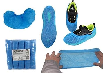 Überschuhe OP Einwegschuhe Einmalschuhe Schuh C-PE Überzieher von Medi-Inn(Plus CPE ca 3,7 g,100)