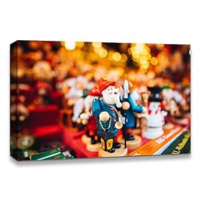 Christmas Santa Claus Decor Painting Artwork for Home Framed