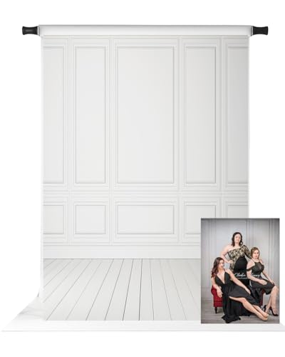 Kate 6.5x10ft White Grey Wall Photography Backdrops