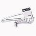 Rotary Cheese Grater - ALISKID Stainless Steel Cheese Grater Shredder Cutter Grinder with 3 Drum Blades