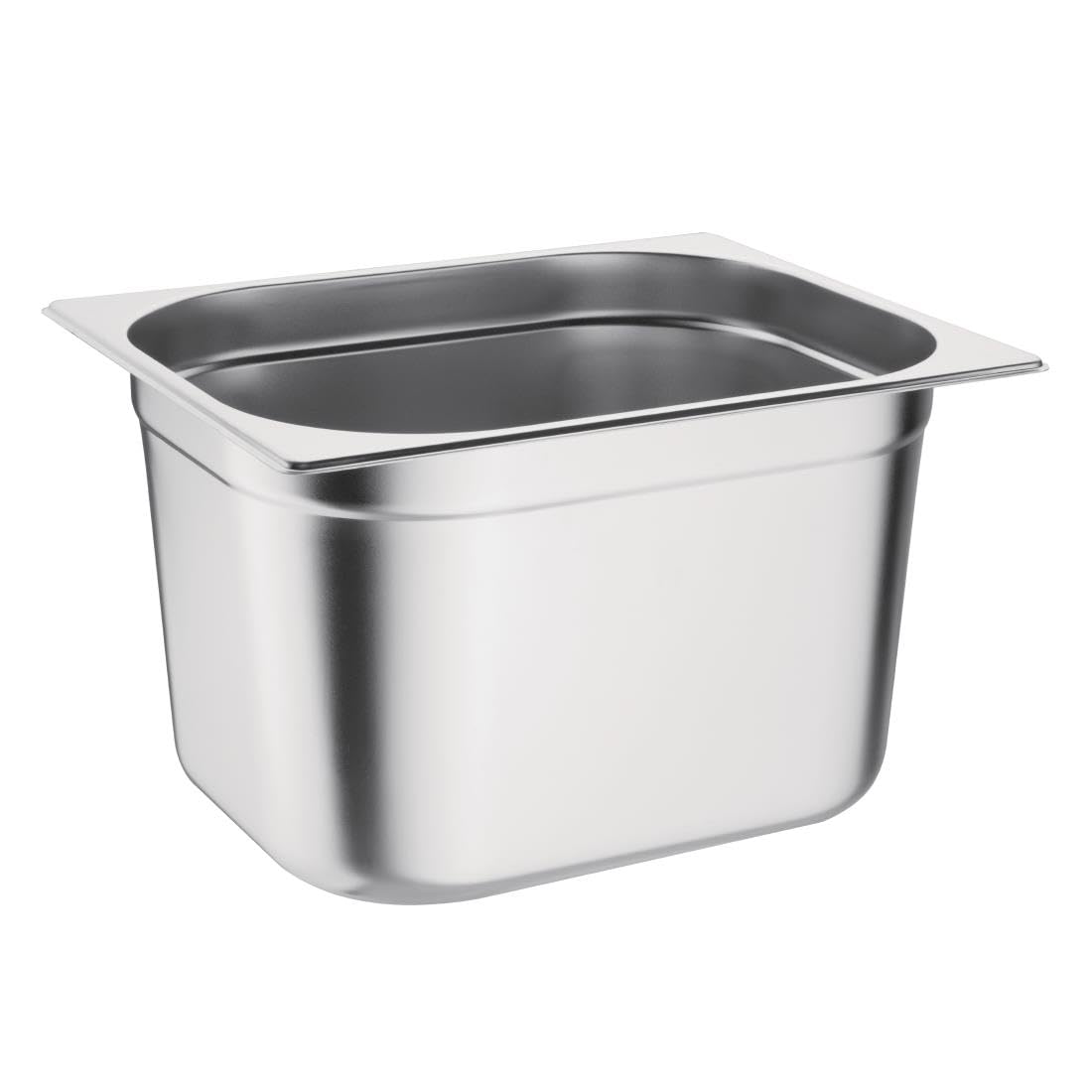 Vogue K932 Stainless Steel 1/2 Gastronorm Pan 12Ltr/200mm Deep Food Container, Silver