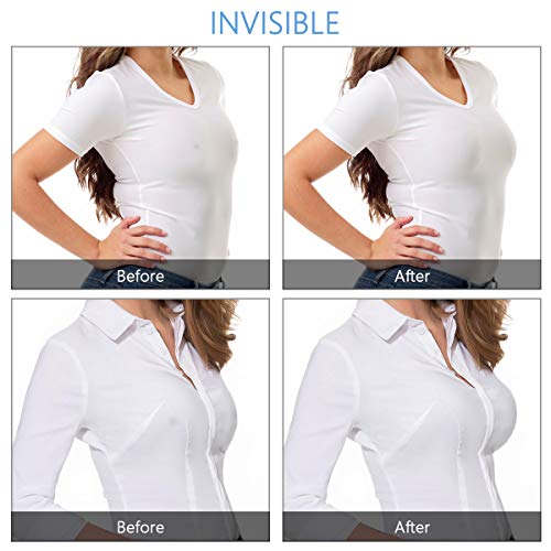 MELLIEX Silikon Brustwarzenabdeckung Selbstklebend Unsichtbar Nipple Cover Wiederverwendbar Nippelabdeckung Push Up… – Bild 4