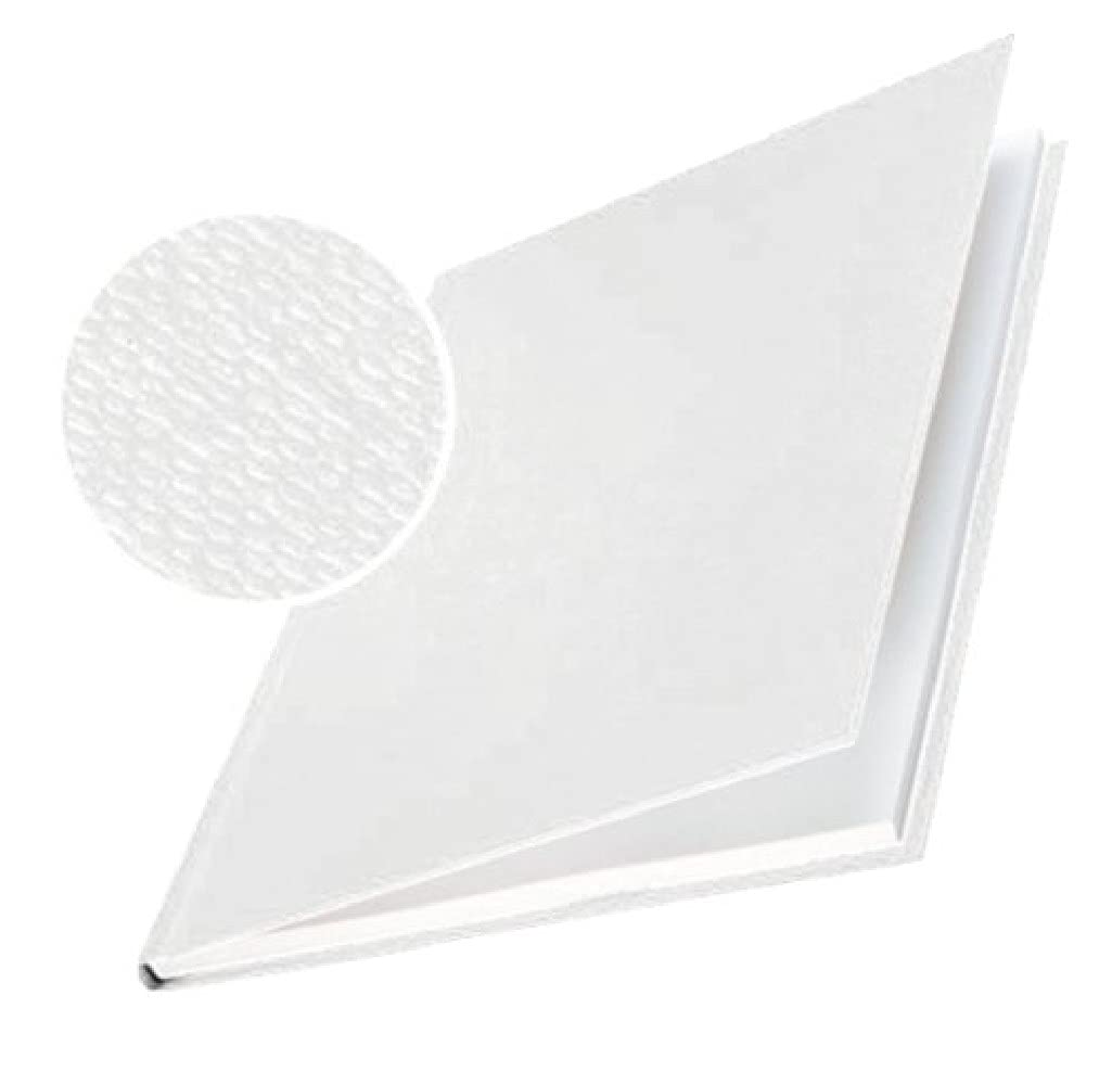 Leitz 73920001 impressBIND Hard Covers, 10.5 mm Spine, White, Pack of 10