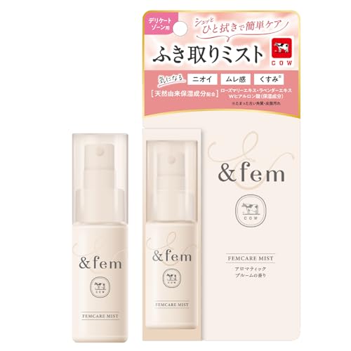 牛乳石鹸 アンドフェム フェムケア ミスト 30mL ふき取り用 アルコールフリー VIO ニオイ ムレ感 弱酸性 保湿成分 &fem