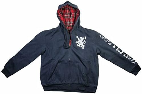 Scotland Mens Design Hooded Zip Up Jumper/Hoodie (S - 34inch - 36inch) (Navy)