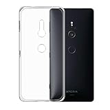 Sony Xperia XZ3 Case, TopACE TPU Rubber Gel Shock-Absorption Bumper Anti-Scratch Transparent Silicone Cover for Sony Xperia XZ3 (Clear)