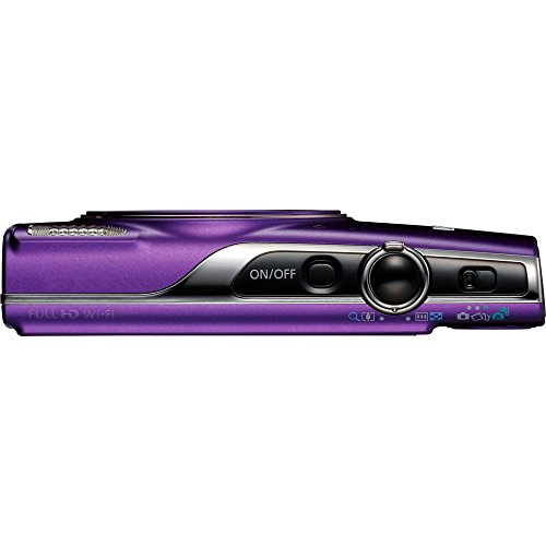 Canon-PowerShot-ELPH-360-HS-Purple-Digital-Camera-32GB-Card-Bundle-includes-Camera-32GB-Memory-Card-Reader-Wallet-Case-Mini-Tripod-Screen-Protectors-Cleaning-Kit-and-Beach-Camera-Cloth