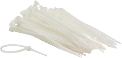 PEREL ECTW100 Nylon Cable Tie Set White UV Resistant 2.5x100mm