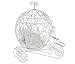 Lillian Rose Elegant Fairy Tale Coach Wedding Card Box
