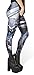 QZUnique Women's Robot Armor Pattern Ankle Length Elastic Tights Leggings Yoga Pants