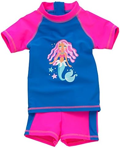 H2O Mermaid Sunsafe UPF40+ Girls and Babies Two Piece Top and Shorts Set
