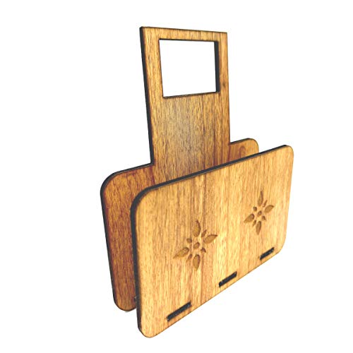 MD Proelectra PD Craft0zone - Wooden Portable Wall Mobile Charging Holder - Creative Wooden Art