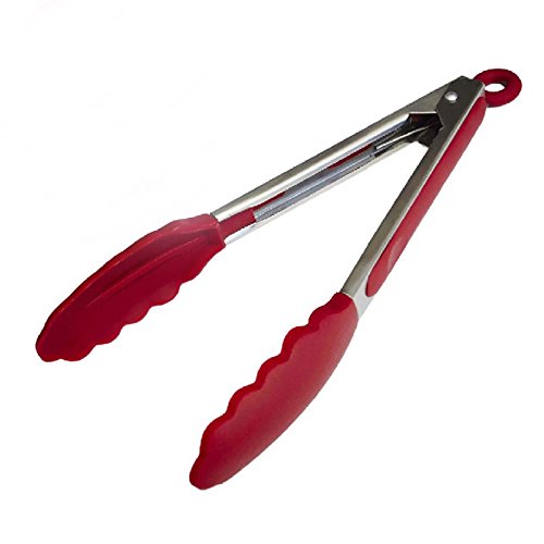 2pcs/set 9inch 12inch Silicone Kitchen Tongs Sets Salad BBQ Tongs Kitchen Bakeware Accessories Utensils Gift