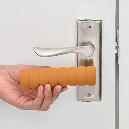 Amazon Gannbarou ドアノブカバー グリップクッション 6本セット ドアハンドル カバー レバー タイプ 子供の怪我予防 静電気防止 衝撃防止 すべり止めに 赤ちゃん 安全対策 ブラウン コーナークッション ベビー マタニティ 通販