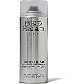 TIGI Bed Hard Head Extra Strong Hold Hair Spray, Tan, 10.6 Ounce