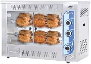 Amazon.com: Profesional Comercial Equipo de cocina encimera de pollo asador  horno asador de la máquina de la parrilla 9 piezas de propano de capacidad  de pollo o gas natural : Patio, Césped